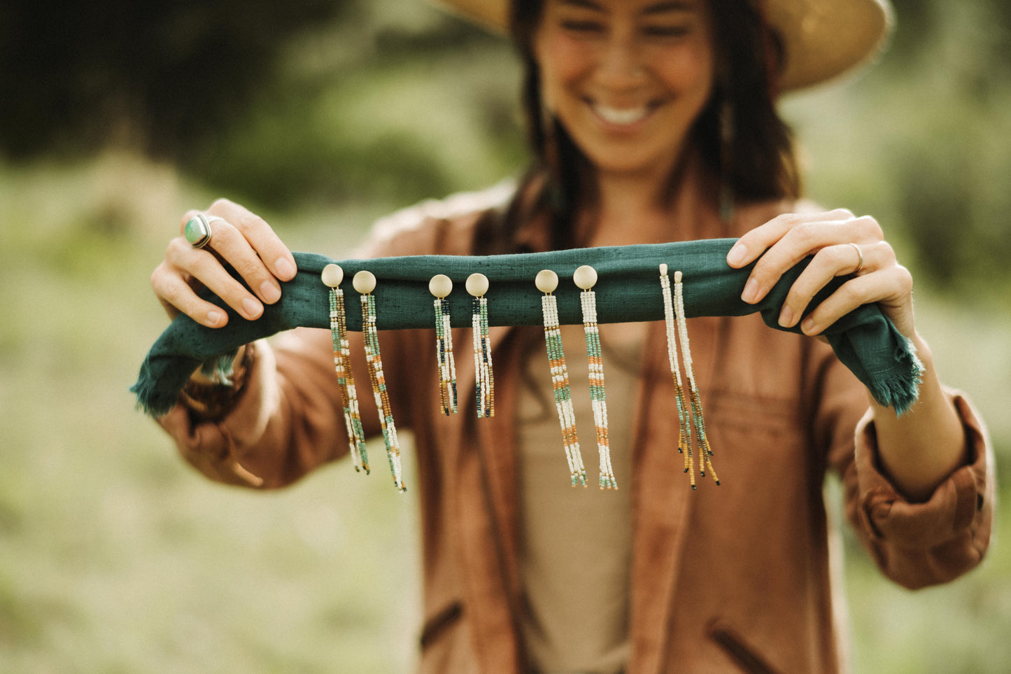 Tri-Color Boho Fringe