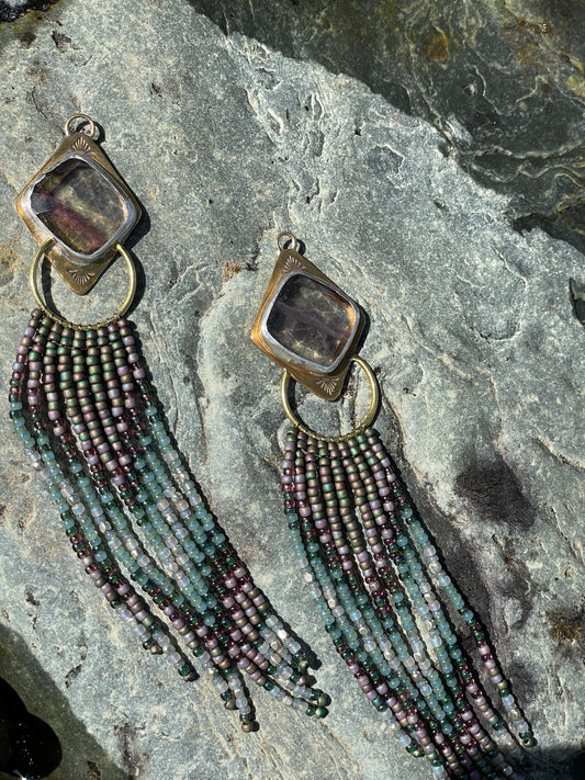 Mountain Mist | Fluorite Earrings