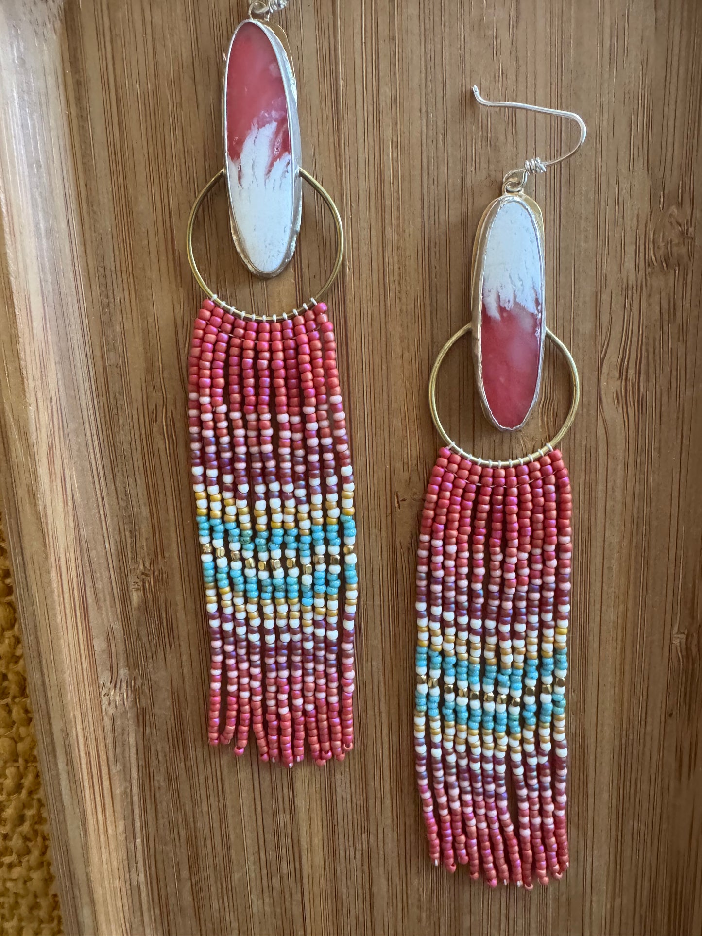 Bloom Horizon Fringe | Pink Skystone