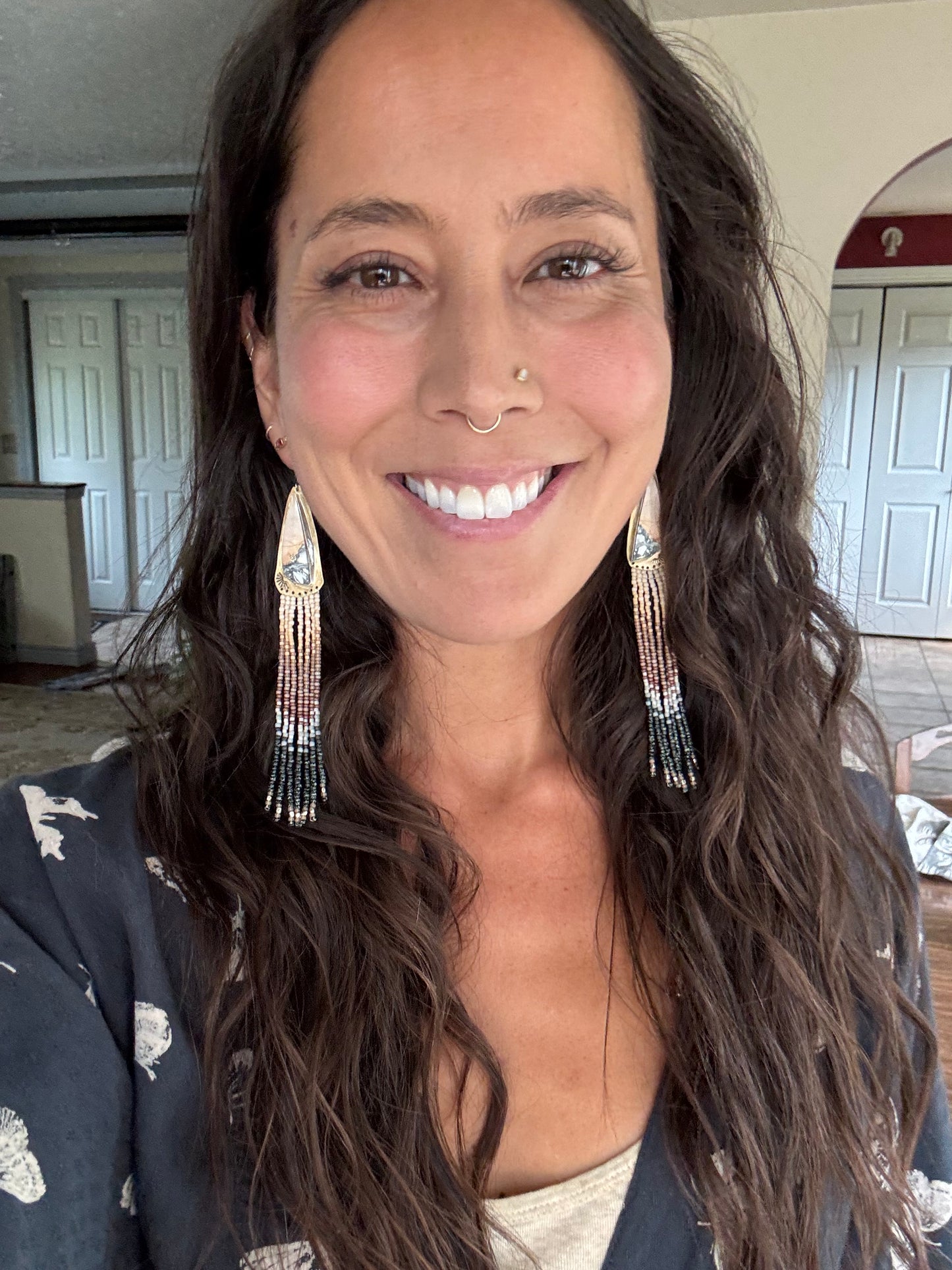 Maligano Jasper Mountain Dawn Earrings