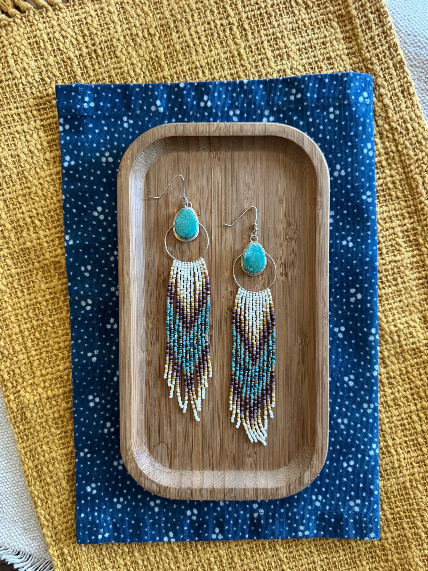 Skyline Hoops | Cloud Mountain Turquoise