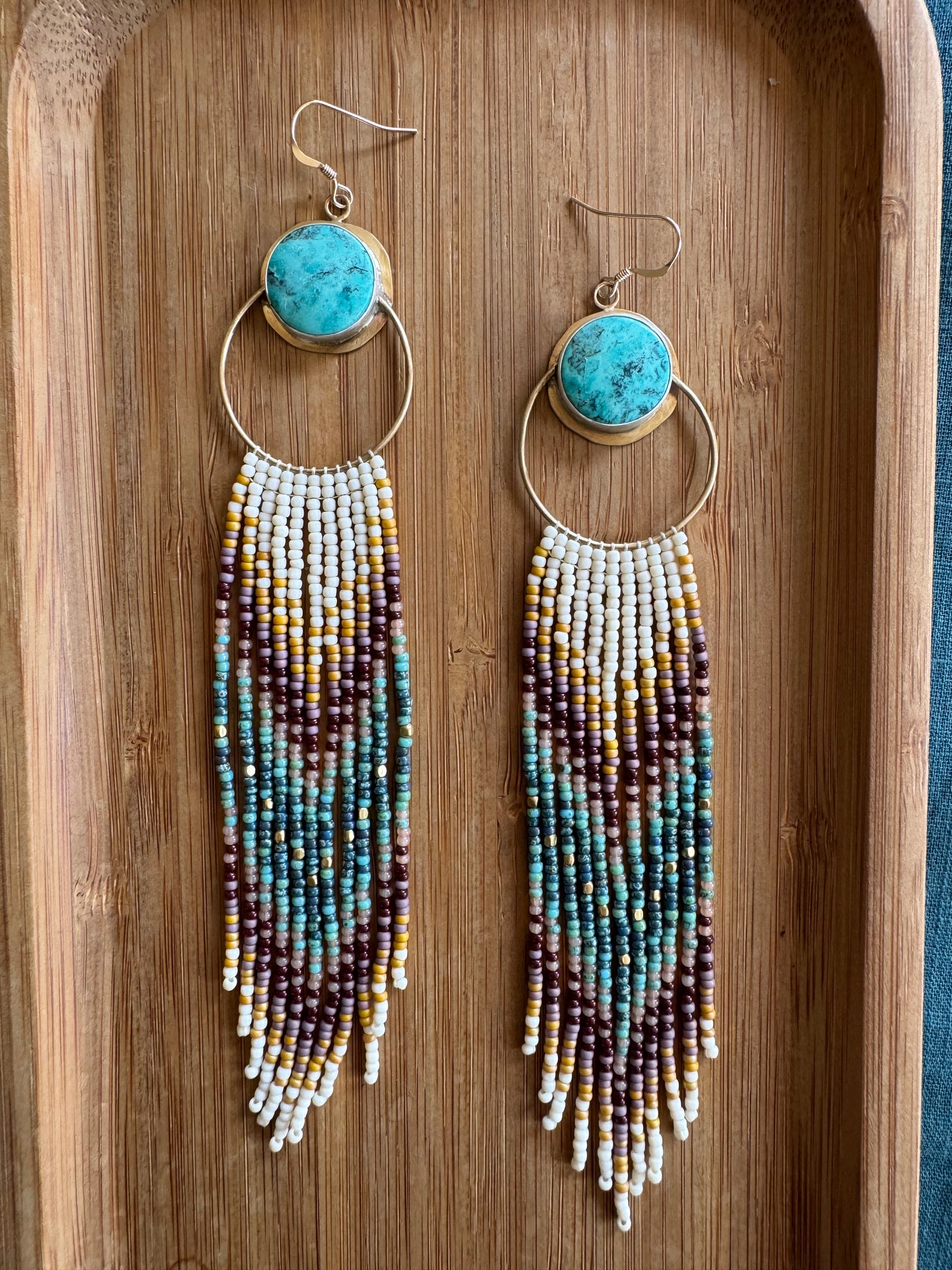 Mesa Sky Hoops | Turquoise