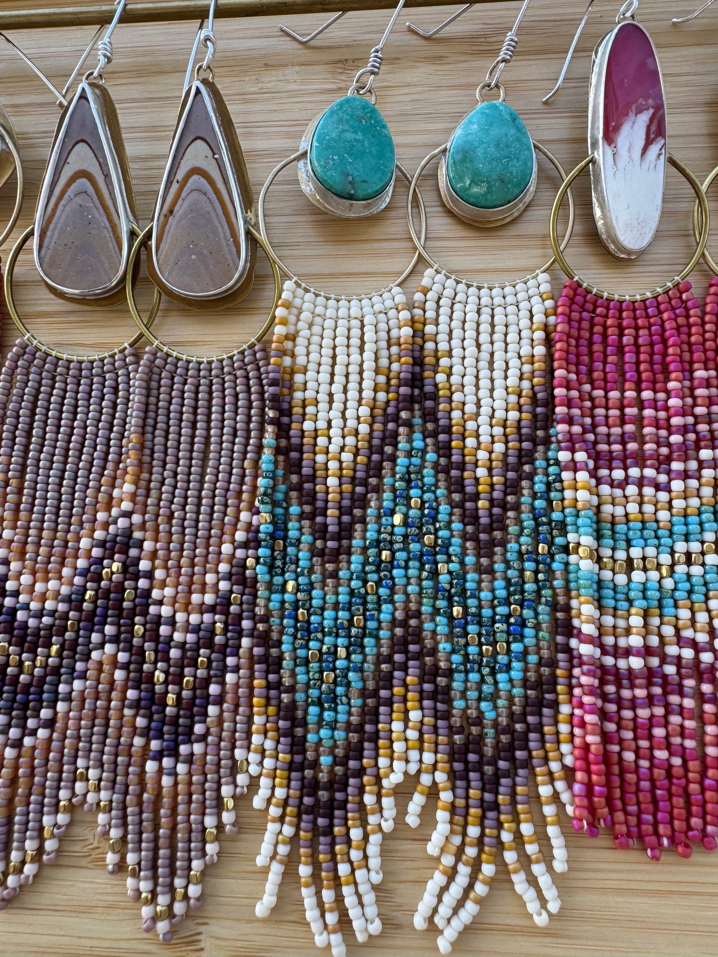 Skyline Hoops | Cloud Mountain Turquoise