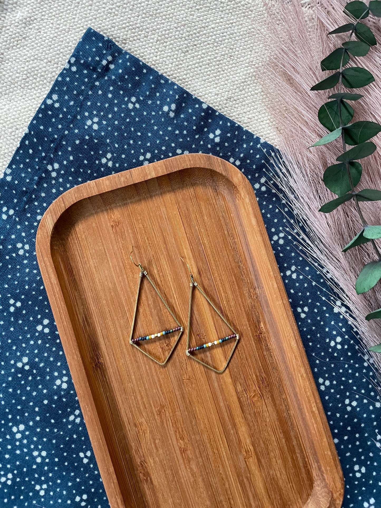 Minimalist Diamond with Baltic Blues