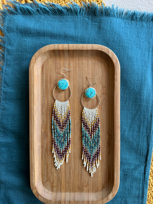 Mesa Sky Hoops | Turquoise