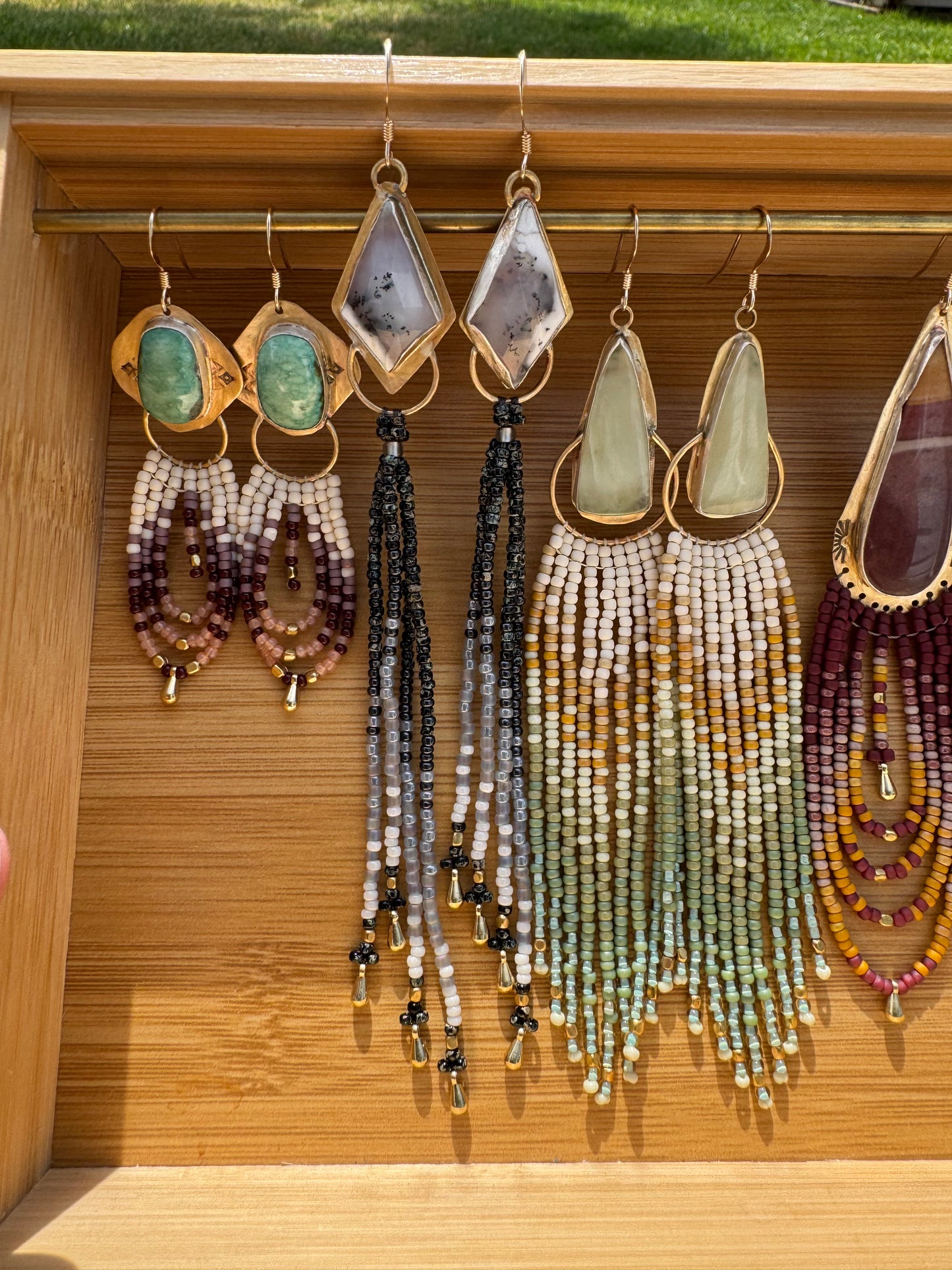Stormlight Tassels | Dendrite Opals