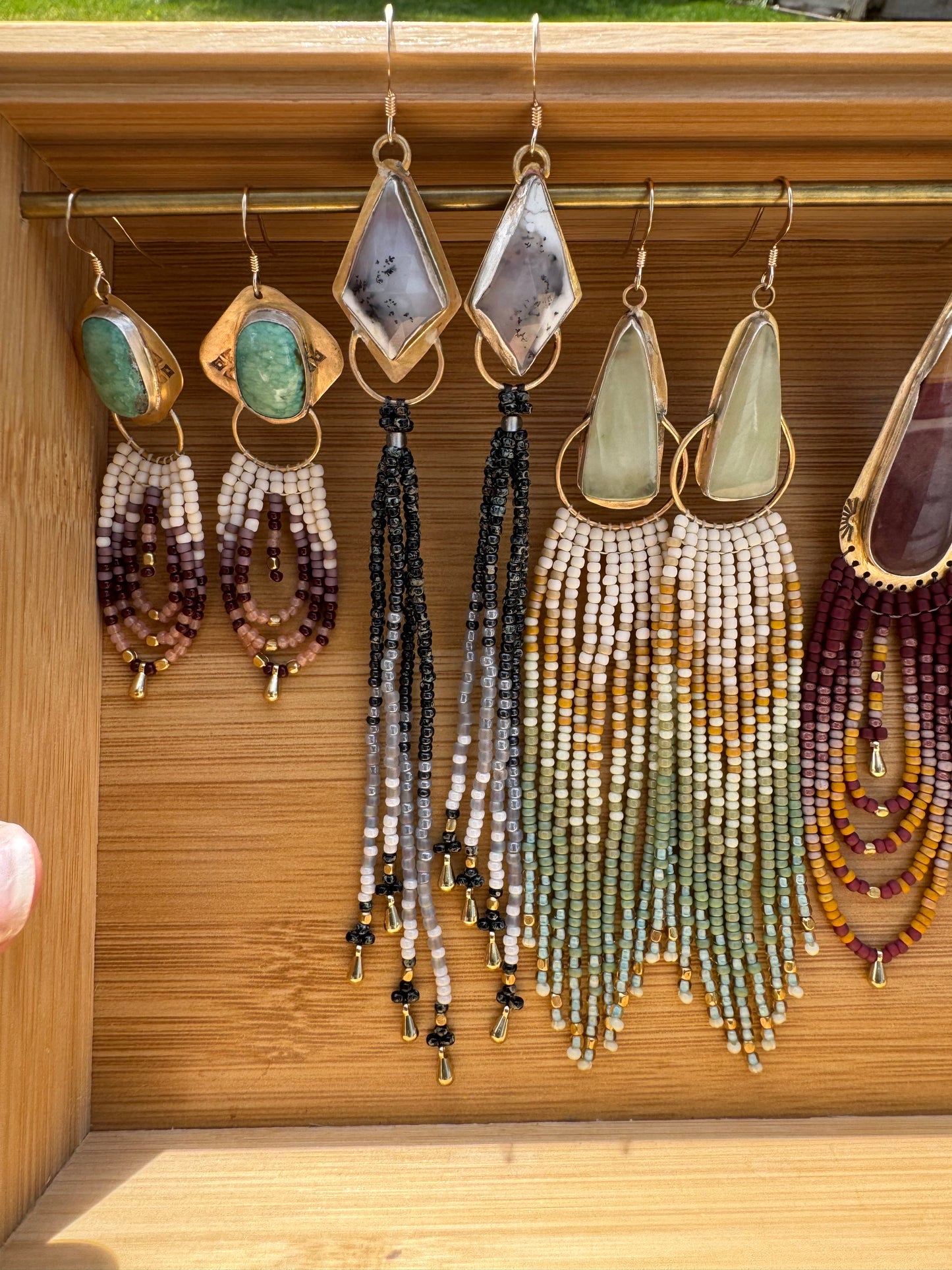 Stormlight Tassels | Dendrite Opals