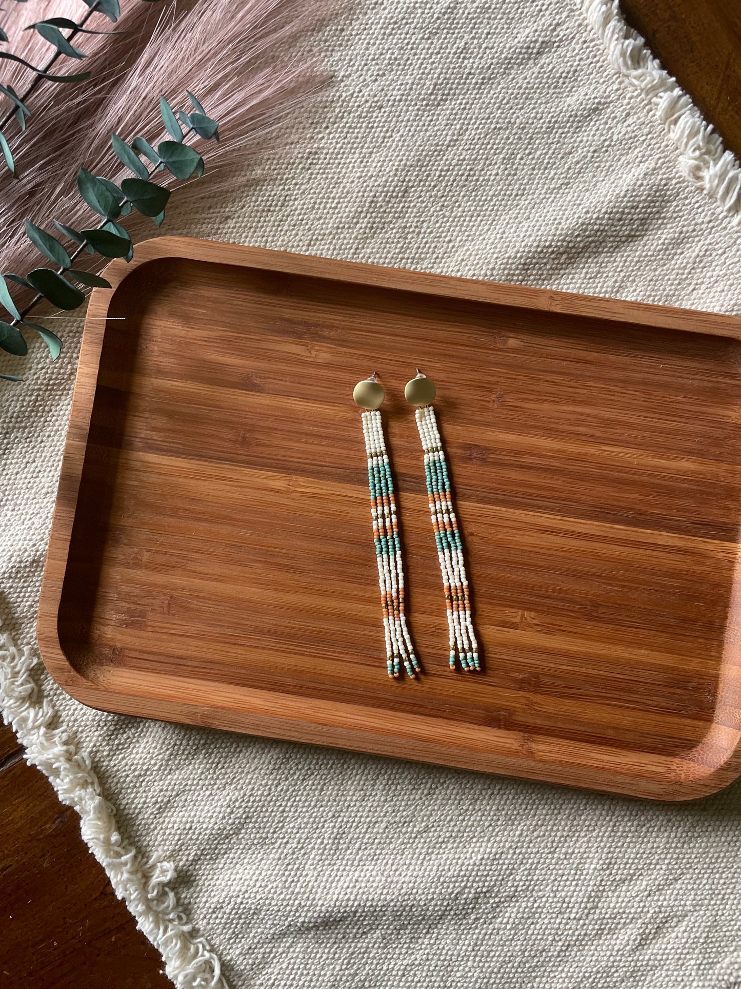 Tri-Color Boho Fringe