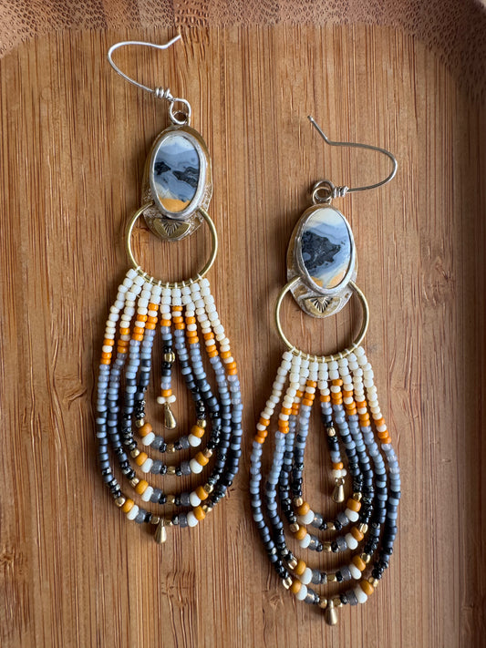 Painted Desert | Polychrome Jasper Earrings