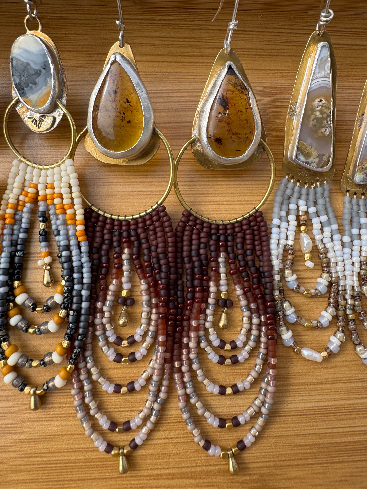 Ancient Sun | Natural Amber Earrings