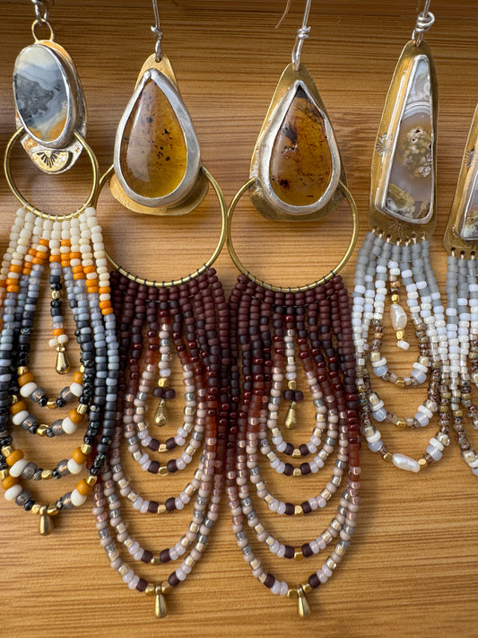Ancient Sun | Natural Amber Earrings