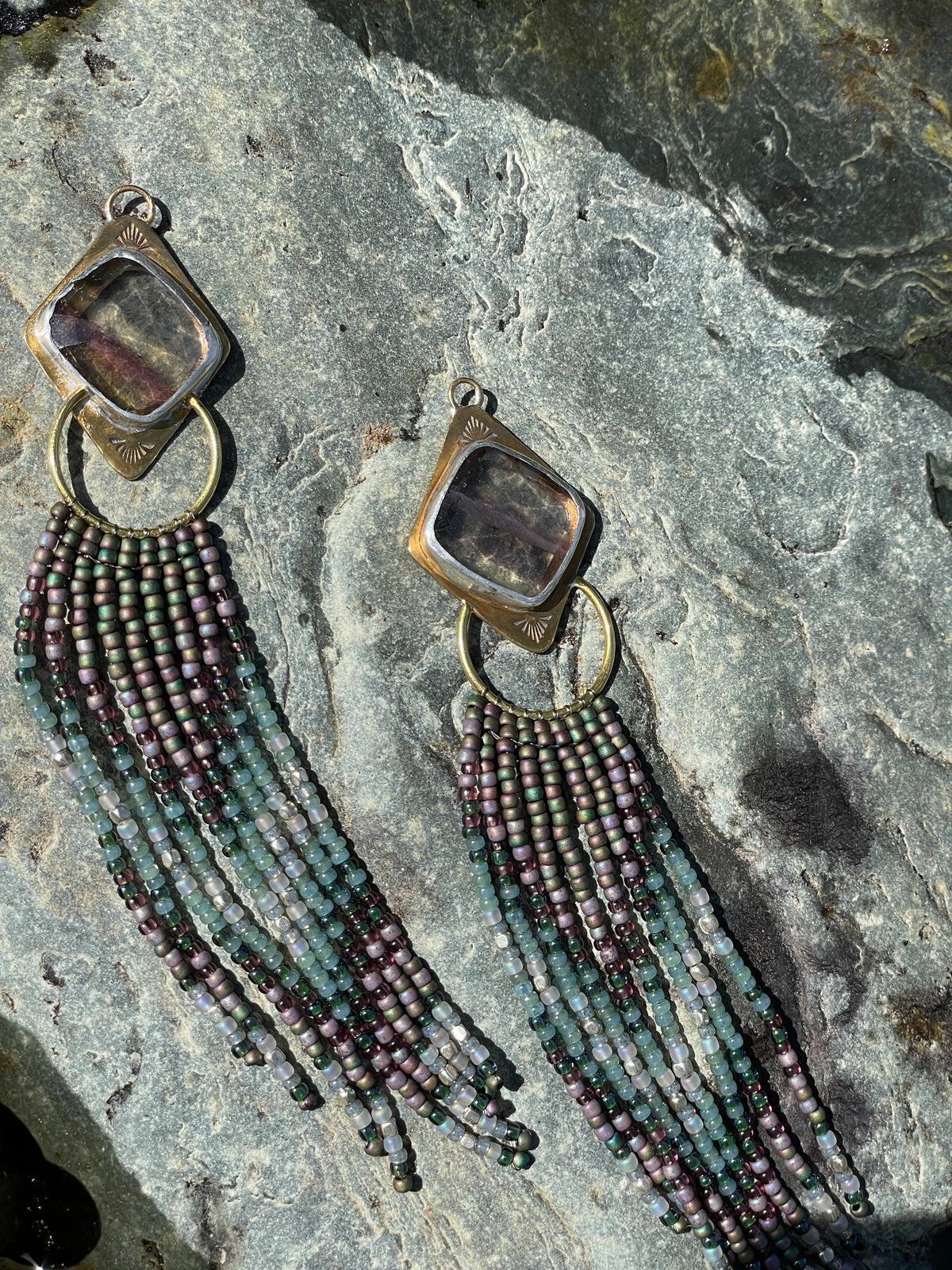 Mountain Mist | Fluorite Earrings