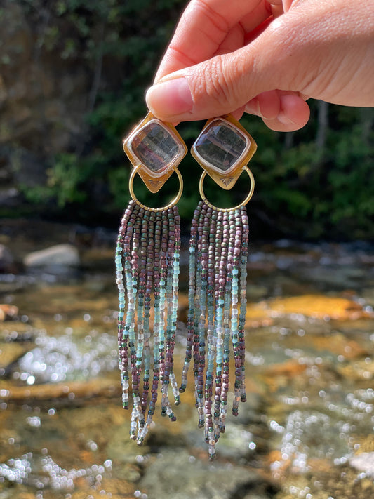 Mountain Mist | Fluorite Earrings