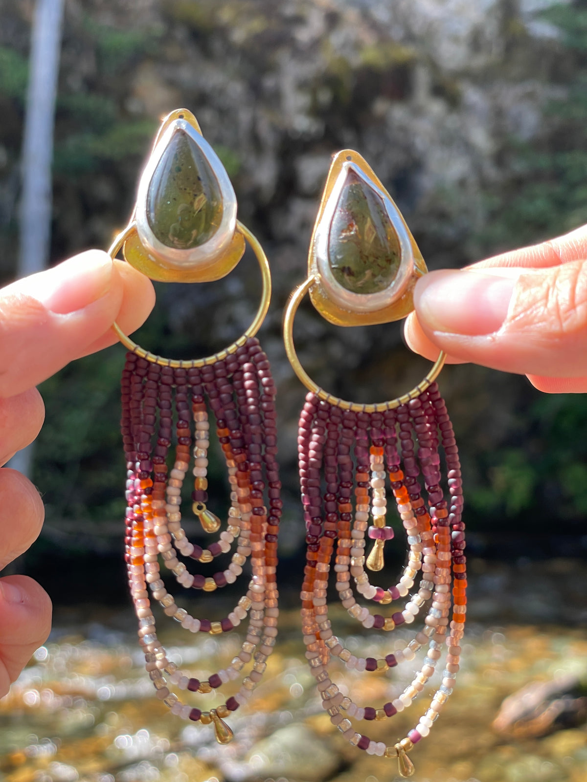 Ancient Sun | Natural Amber Earrings