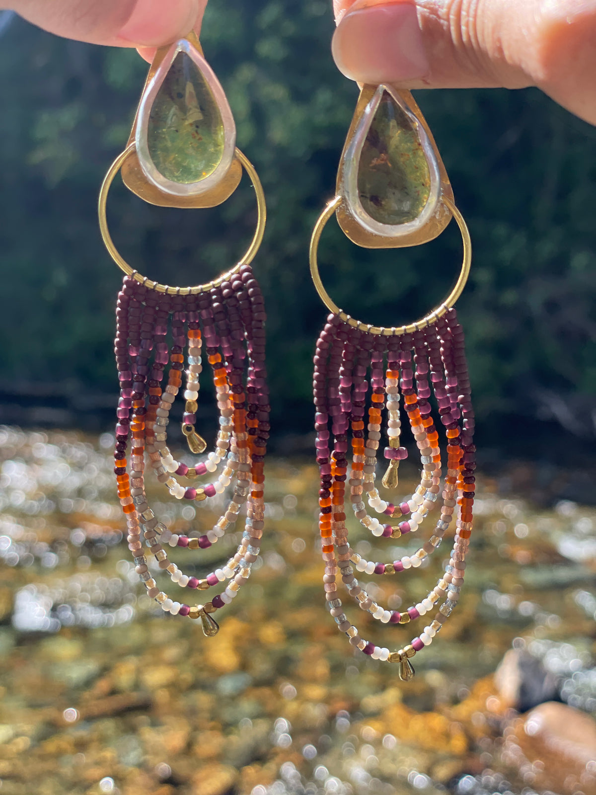 Ancient Sun | Natural Amber Earrings