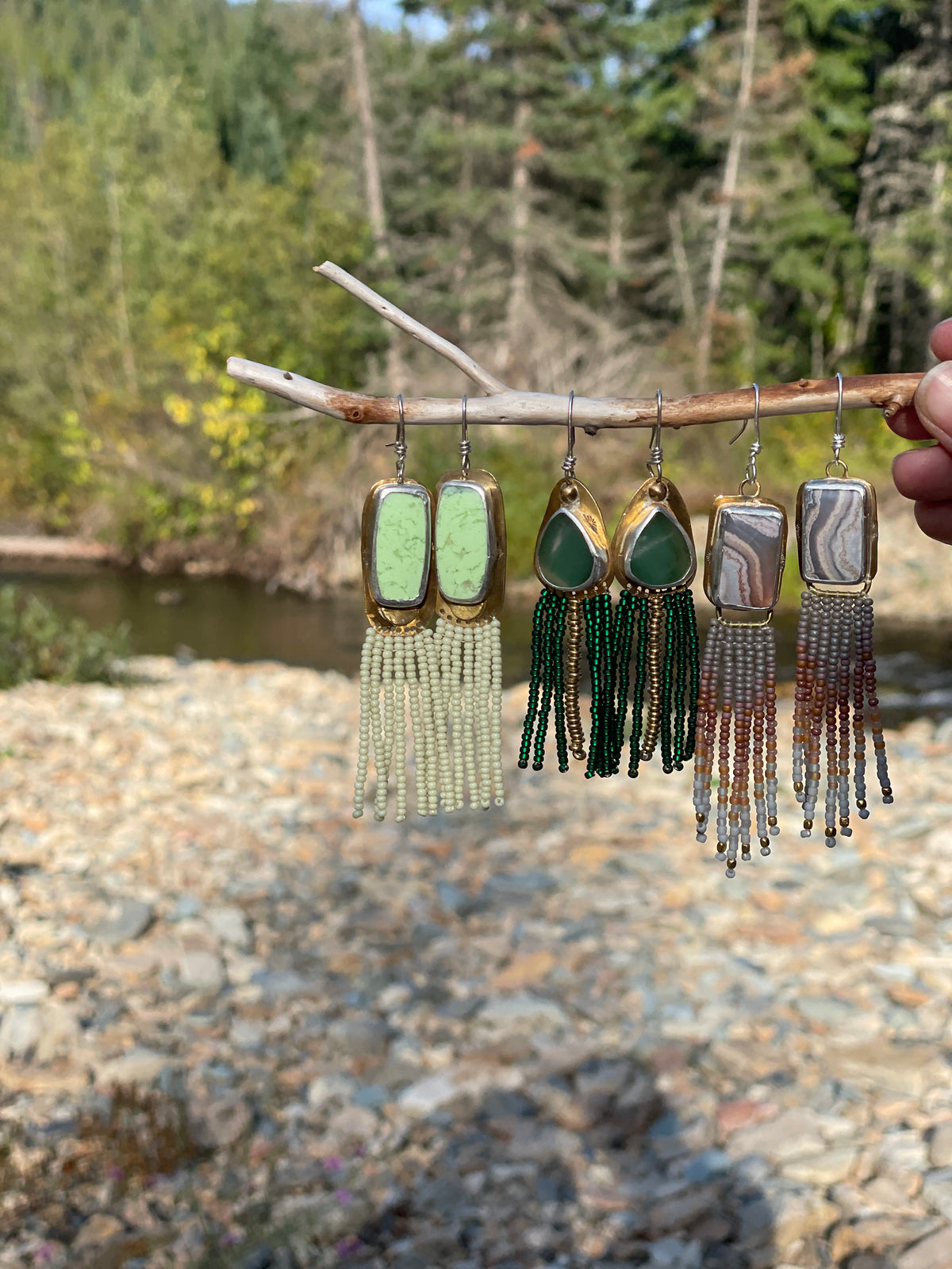 Evergreen | Aventurine Earrings