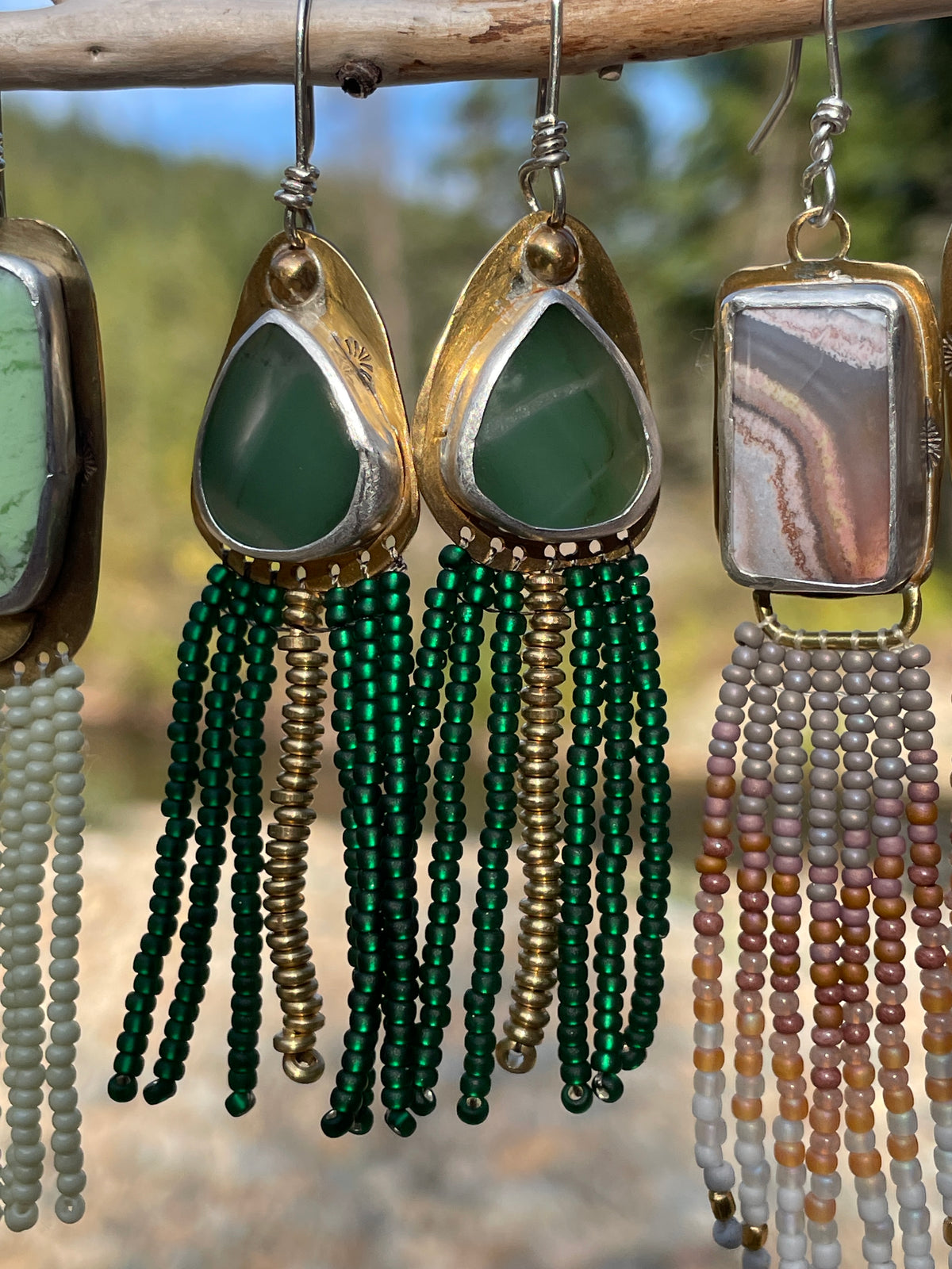 Evergreen | Aventurine Earrings