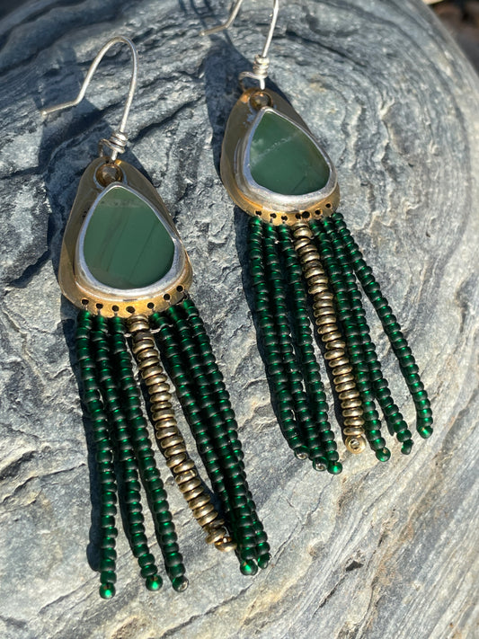 Evergreen | Aventurine Earrings