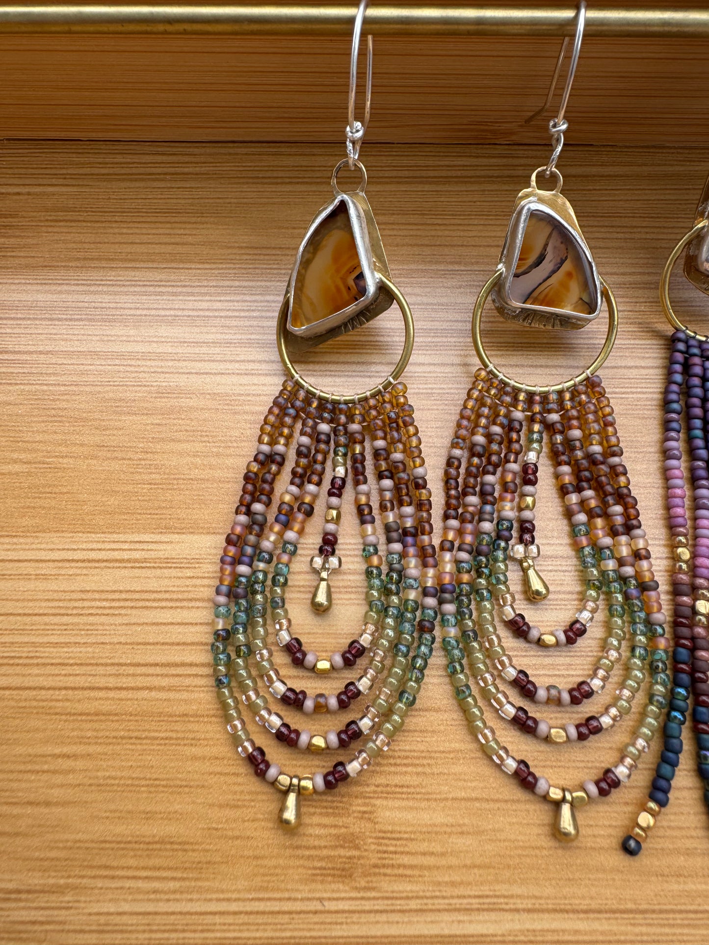 Montana Autumn | Montana Agate Earrings