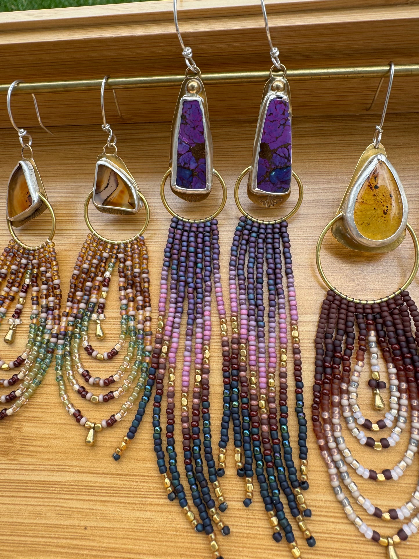 Violet Mesa | Purple Mojave Turquoise Earrings