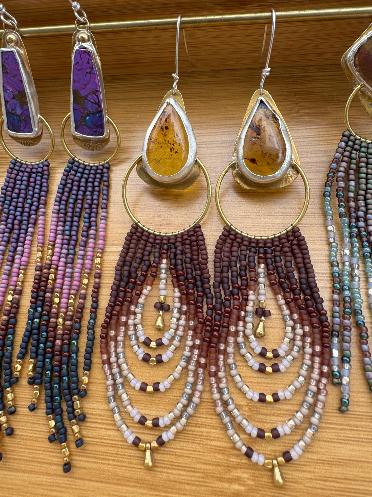 Ancient Sun | Natural Amber Earrings