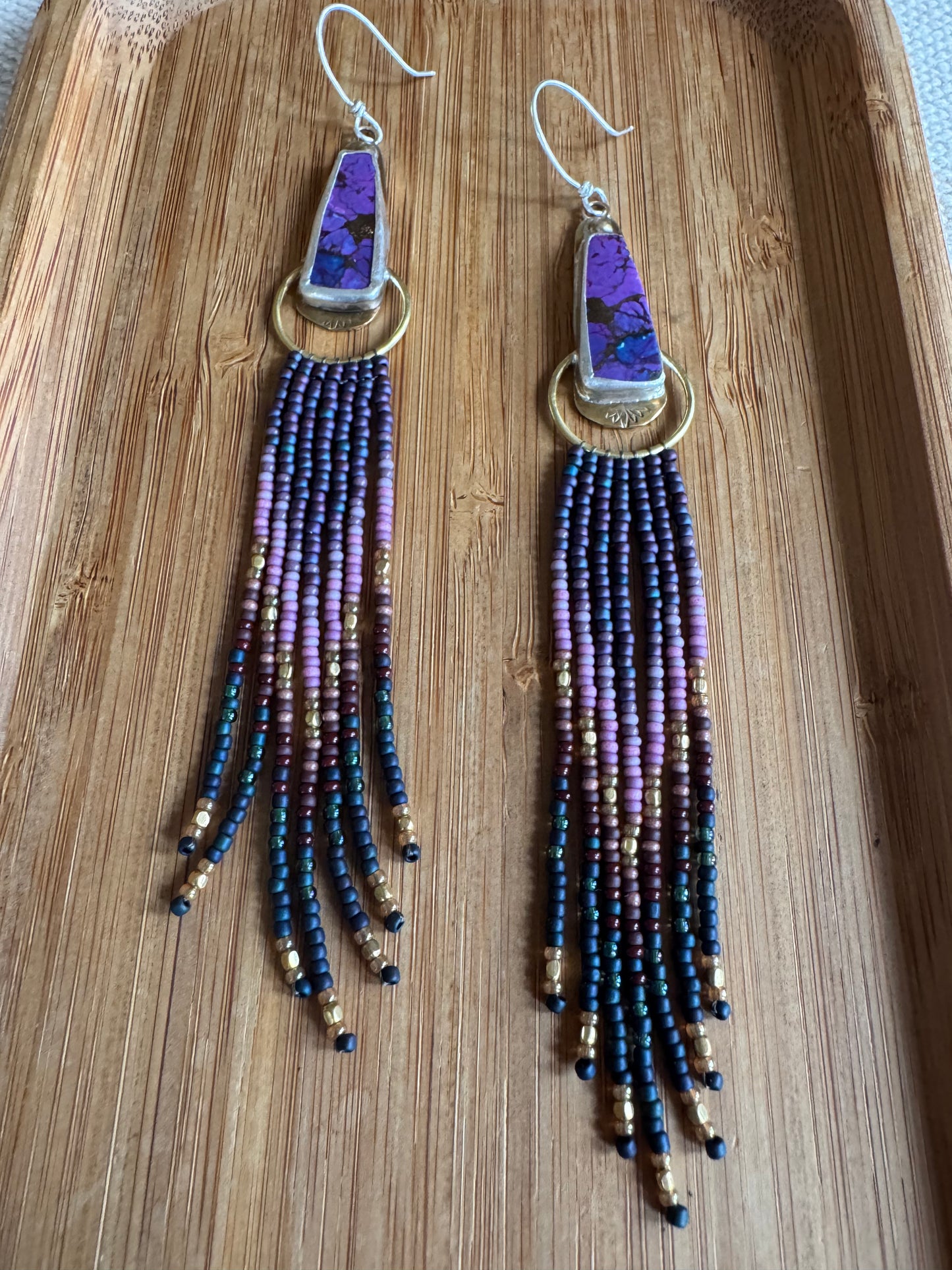 Violet Mesa | Purple Mojave Turquoise Earrings