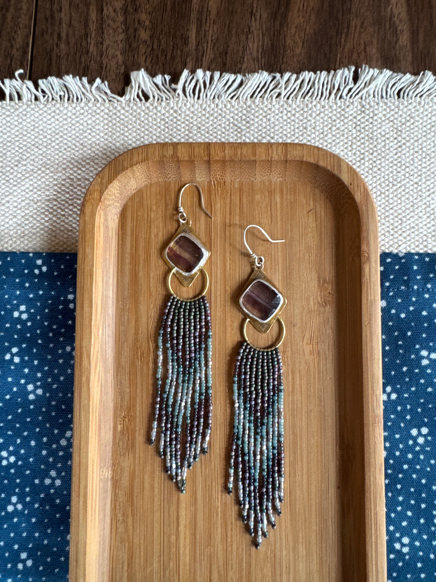 Mountain Mist | Fluorite Earrings