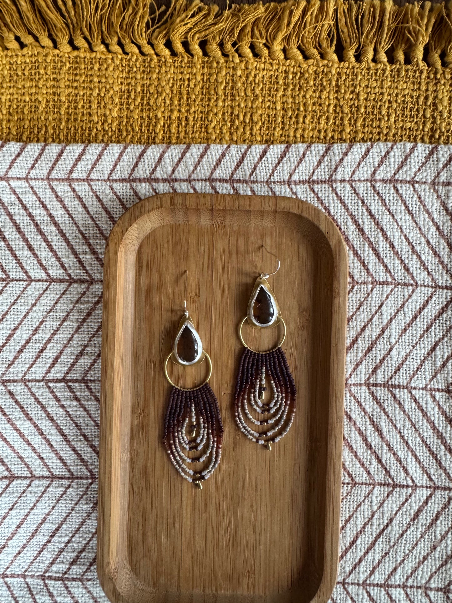 Ancient Sun | Natural Amber Earrings
