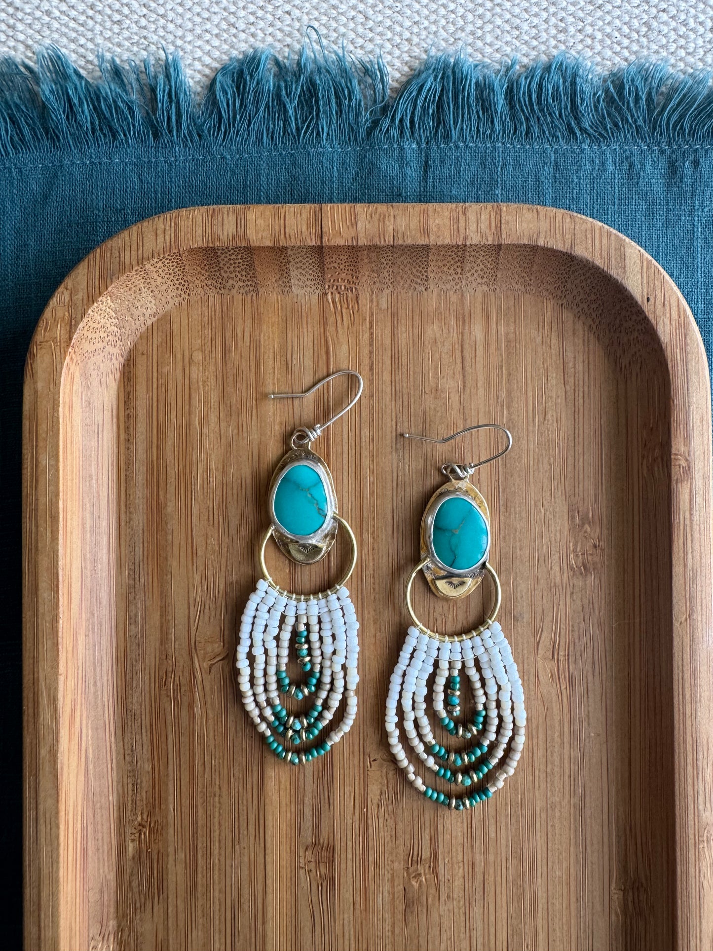 Alpine Waters | Kingman Turquoise Earrings