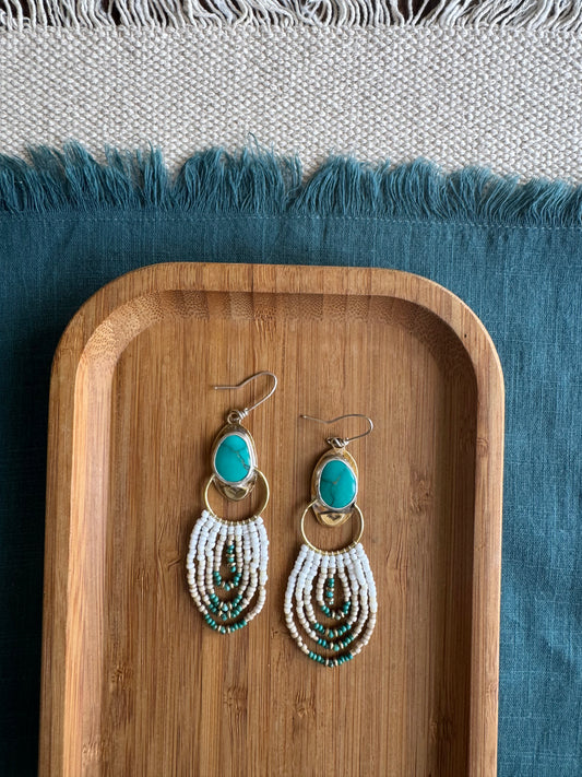 Alpine Waters | Kingman Turquoise Earrings