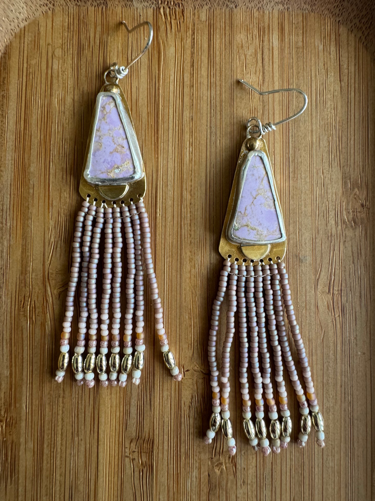 Lilac Sky | Phosphosiderite Earrings